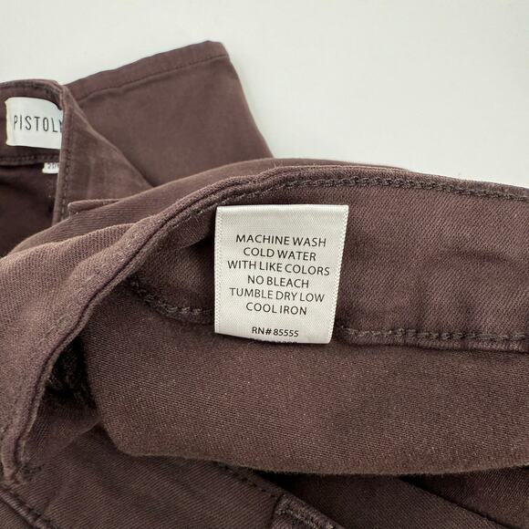 Pistola Jeans SZ 20W Java Brown High Rise Ankle Skinny NWT Button Fly Plus Curvy - Picture 16 of 16